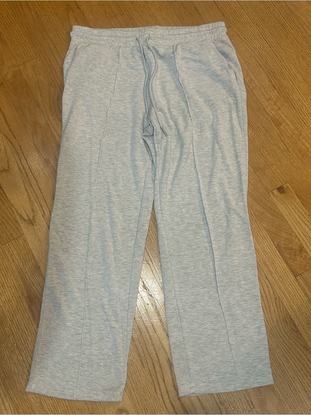 Danskin Light Gray Straight-Leg Women's Pants